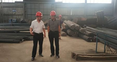 【集团新闻】韦武强到龙钢集团钢加公司韩城加工车间调研指导工作